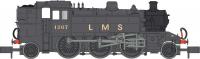 2S-015-005D Dapol Ivatt 2-6-2T 1207 LMS Unlined Black